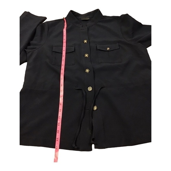 J. Jill Wearever Collection Size MP Jacket Button Front Convert Sleeves Jacket - Picture 10 of 10